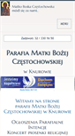 Mobile Screenshot of czestochowska.pl